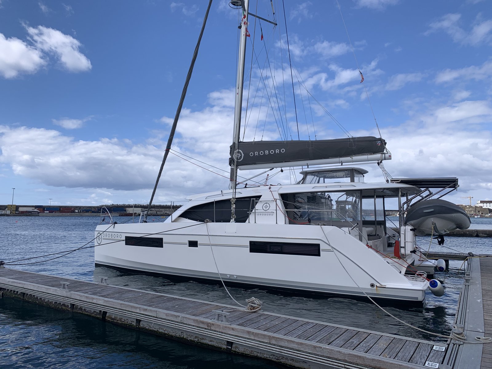 Oroboro in Ponta Delgada, São Miguel — one of the best marinas in the Atlantic.