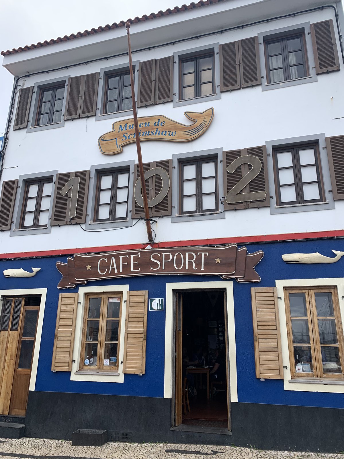 Peter Café Sport in Horta — sailors' landfall tradition since 1918, gin and tonic mandatory.