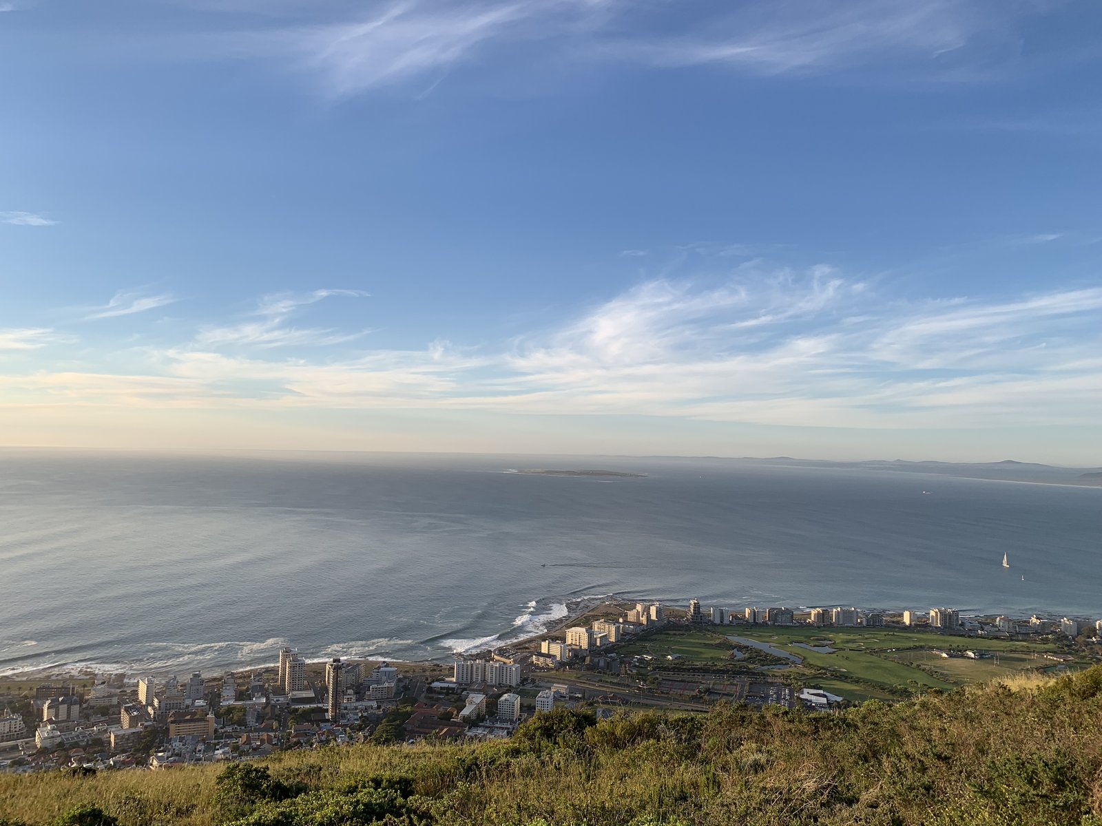 Cape Town's Sea Point coastline seen from Signal Hill