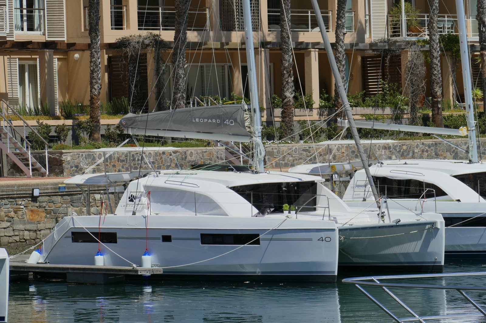 Oroboro at Cape Grace marina from across the dock