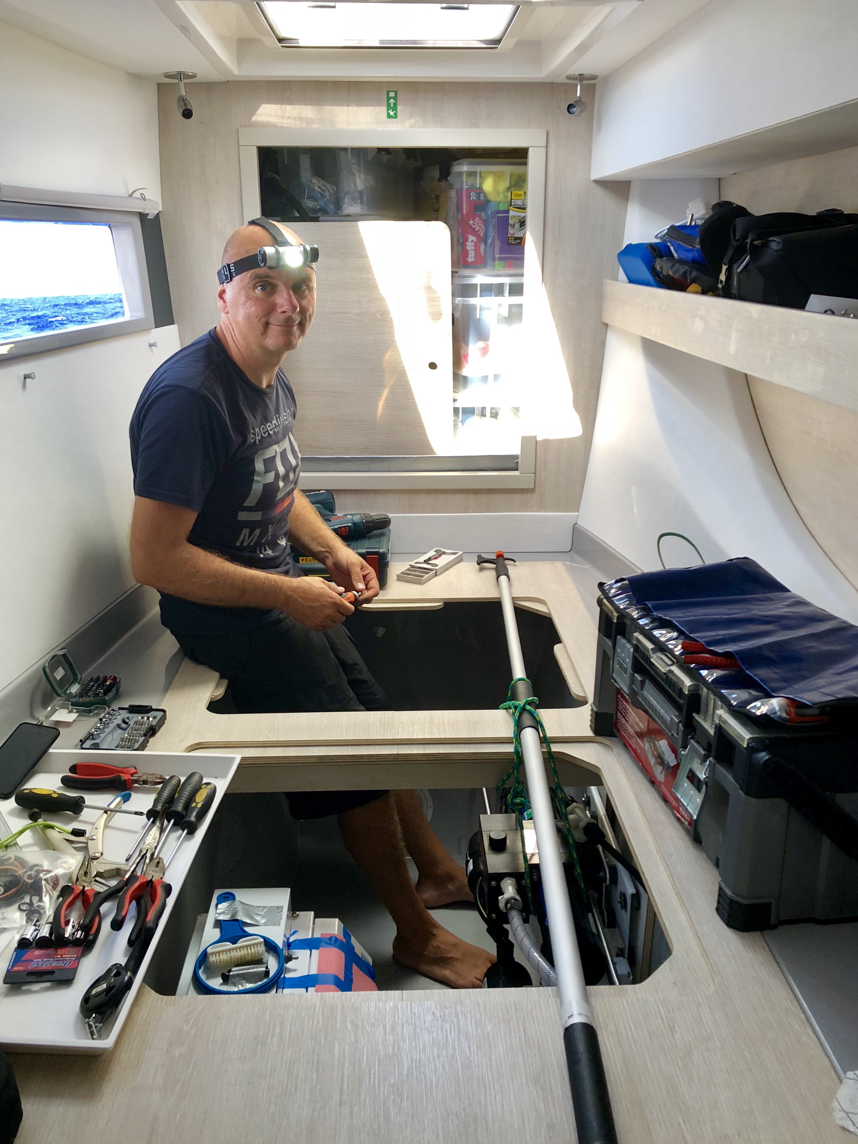 Repairing the watermaker