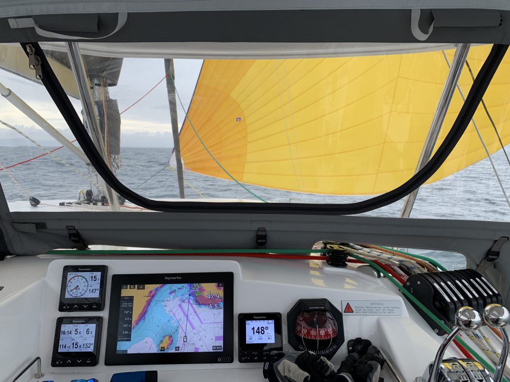 Oroboro under spinnaker