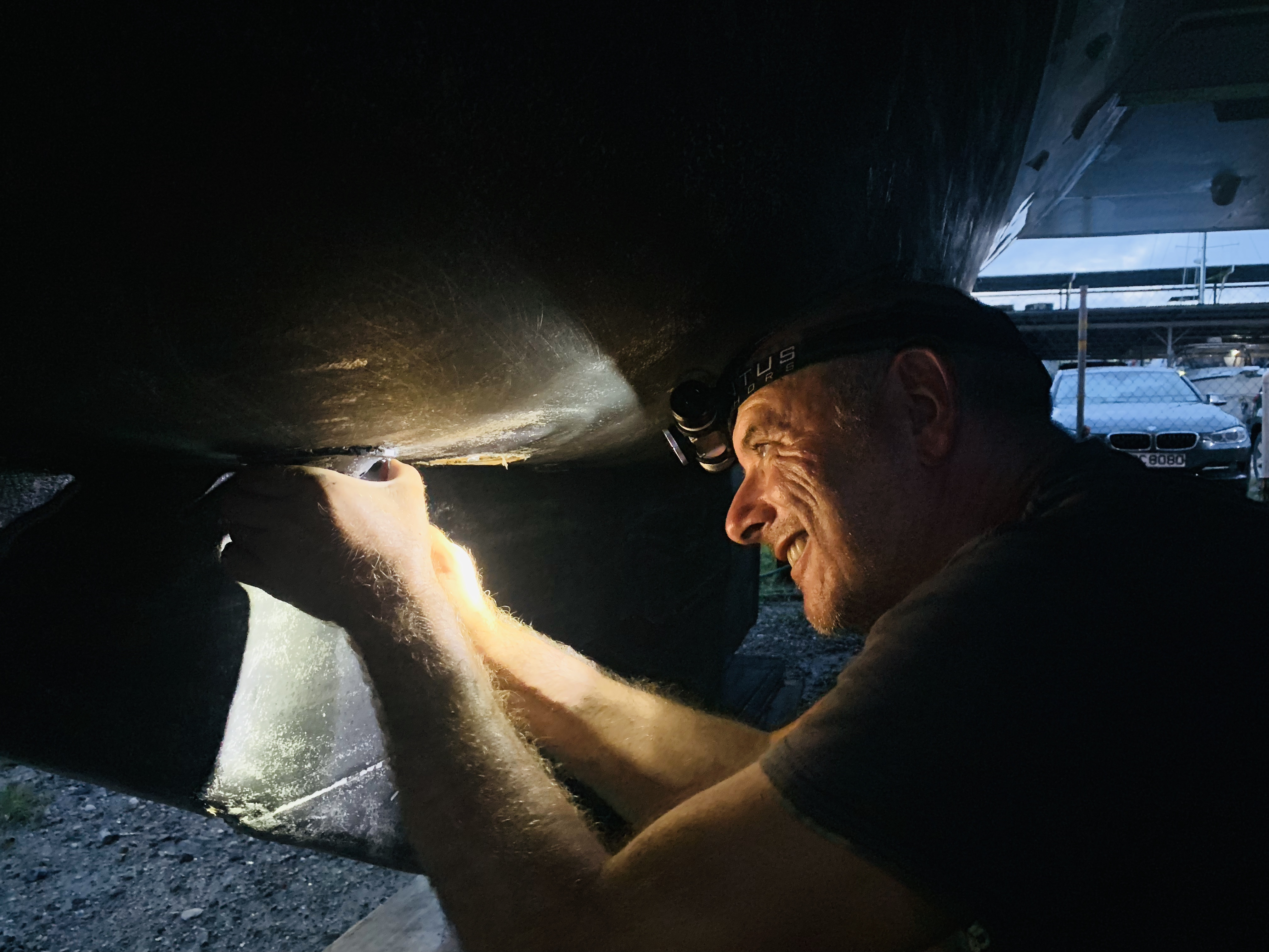 Sail drive oil change