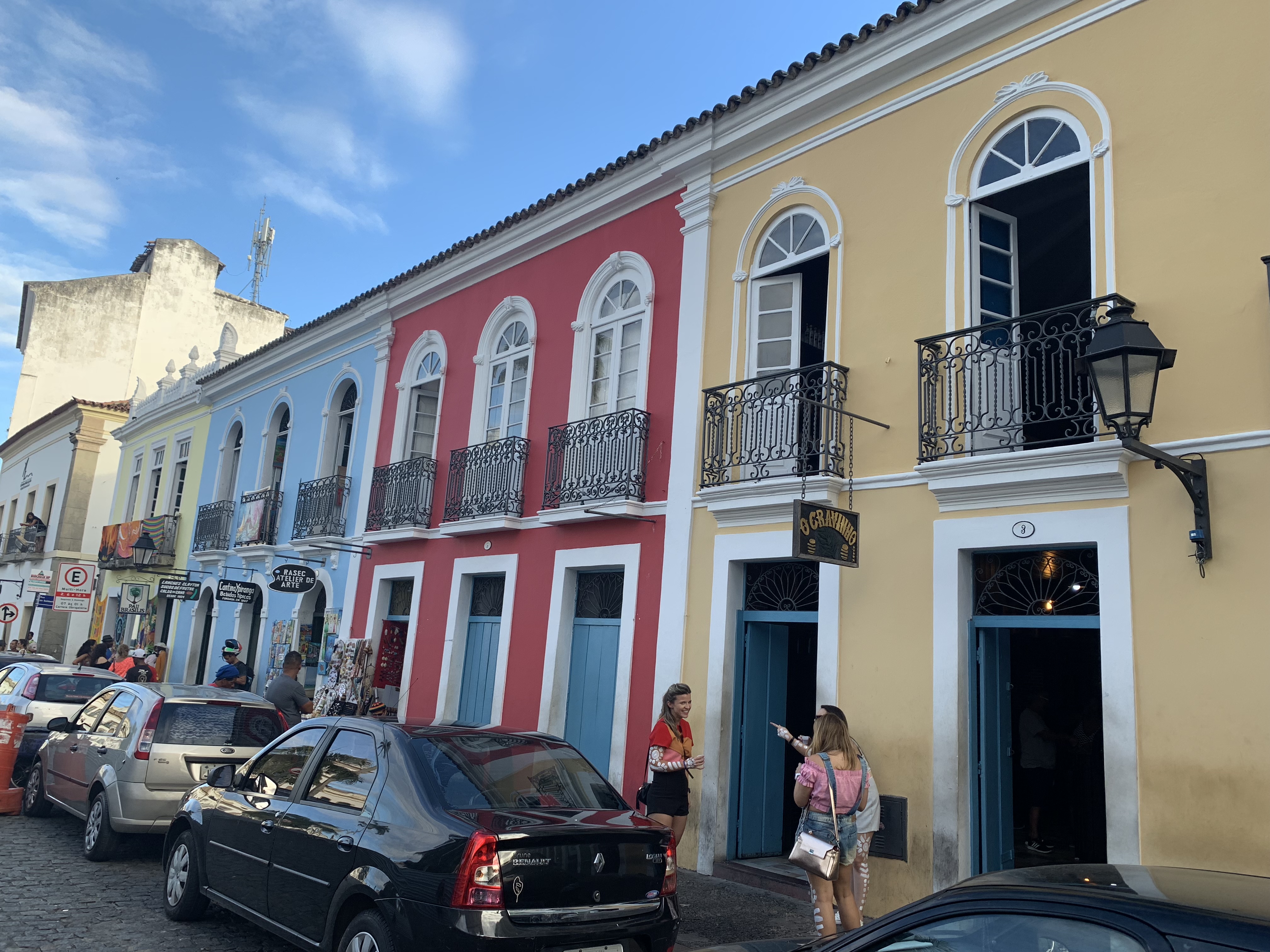 Another colorful street scene in Pelourinho