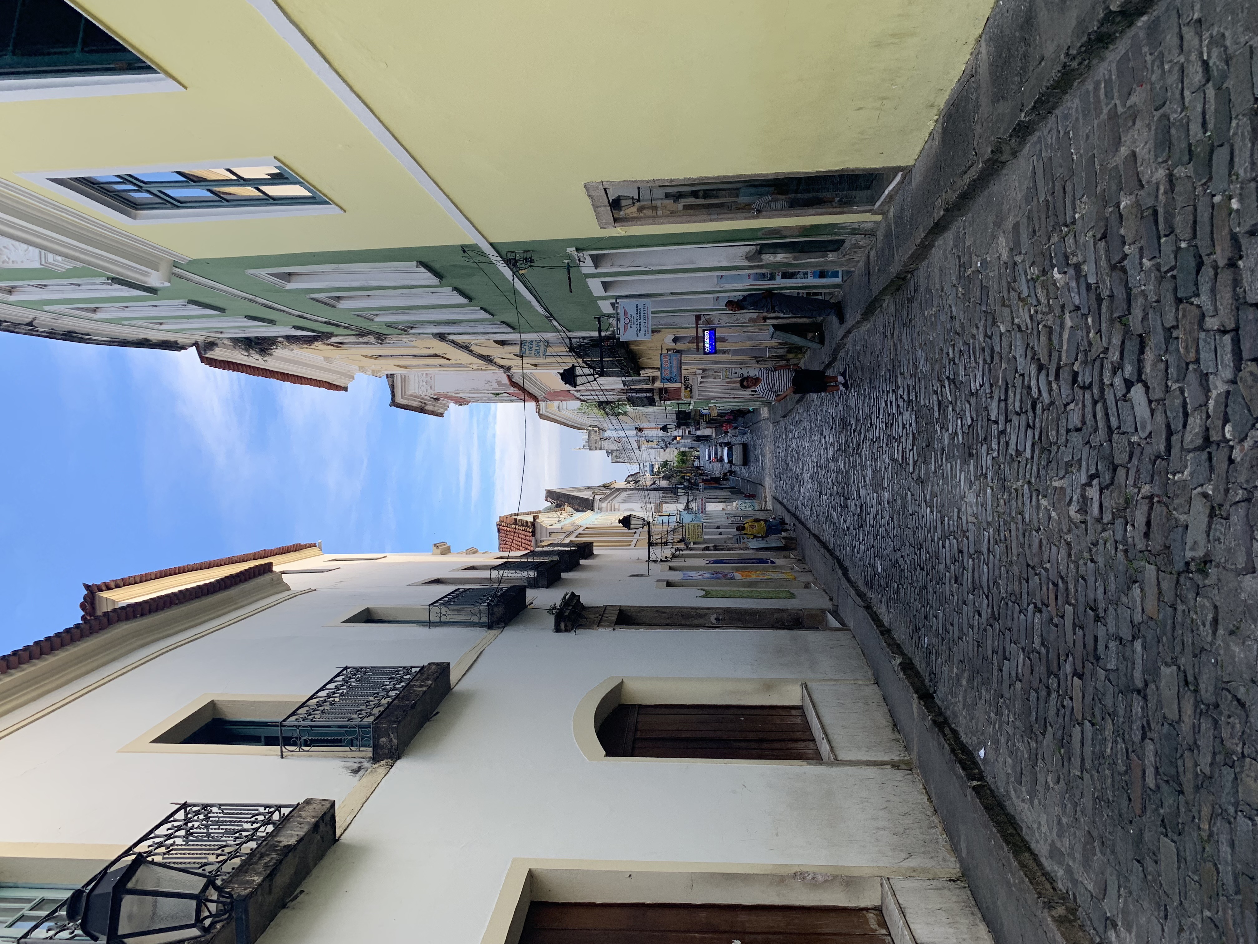 Cobblestone alley in Pelourinho