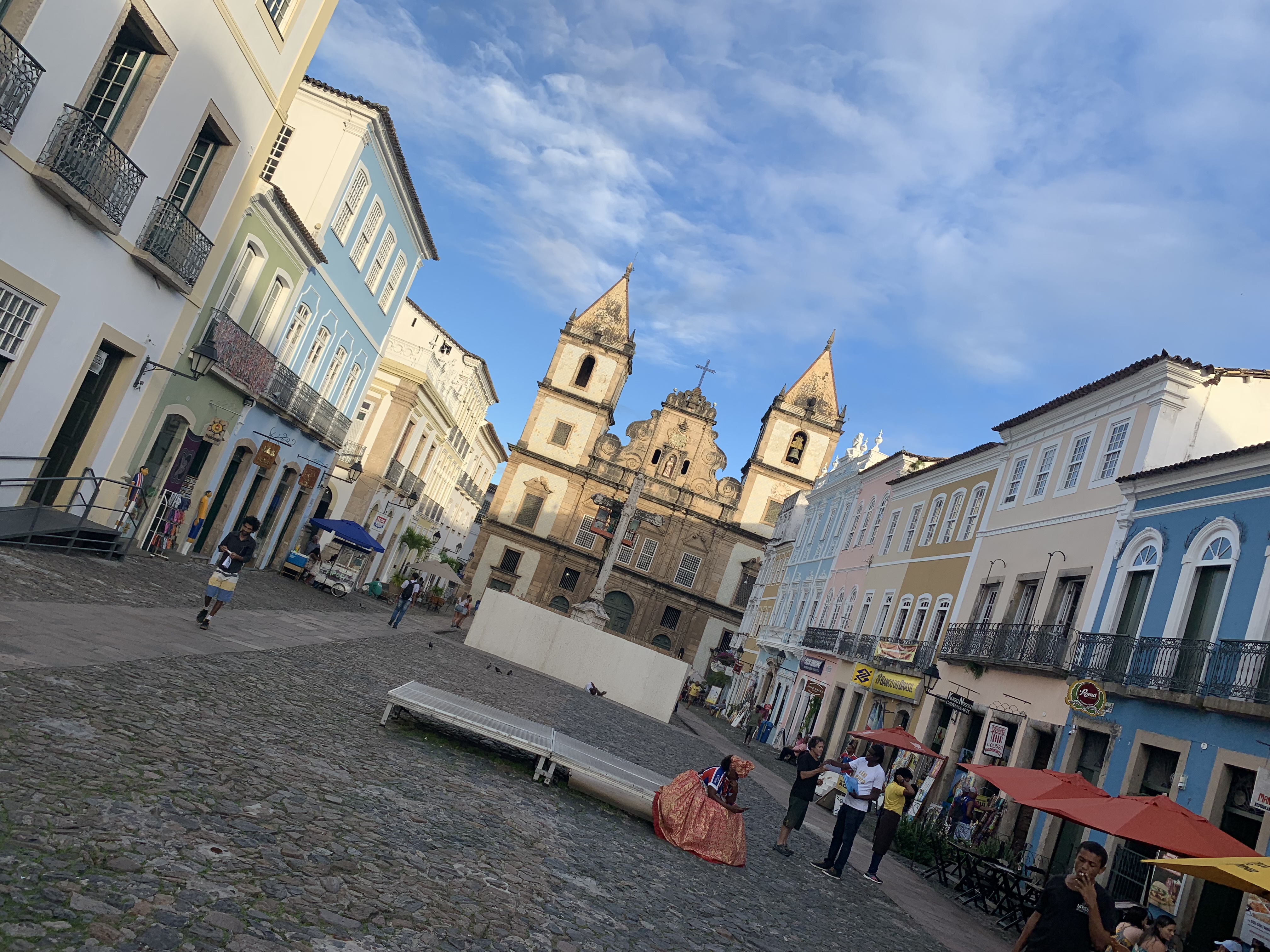 Largo do Pelourinho square with Igreja Nossa Senhora do Rosário dos Pretos